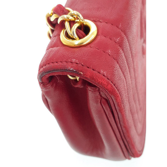 Chanel Coco Mark Chain Shoulder Bag Red - Picture 5 of 7